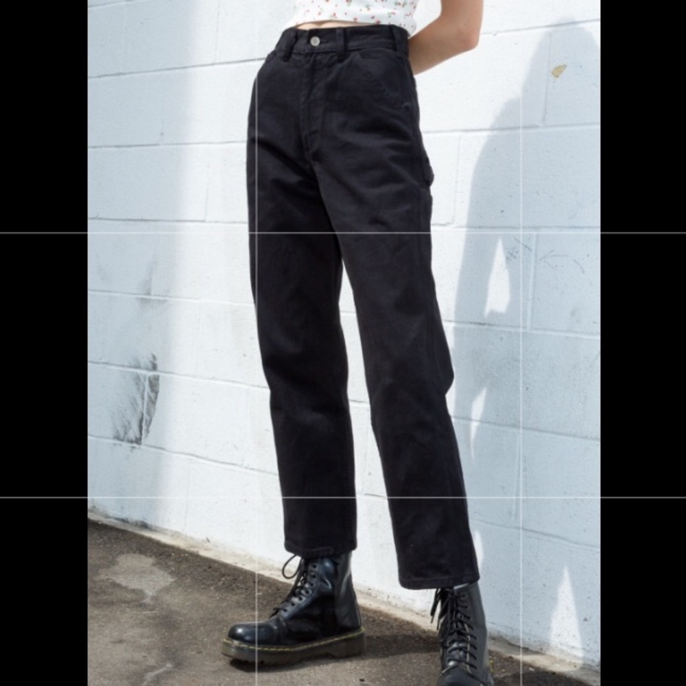 Black Brandy melville cargo pants